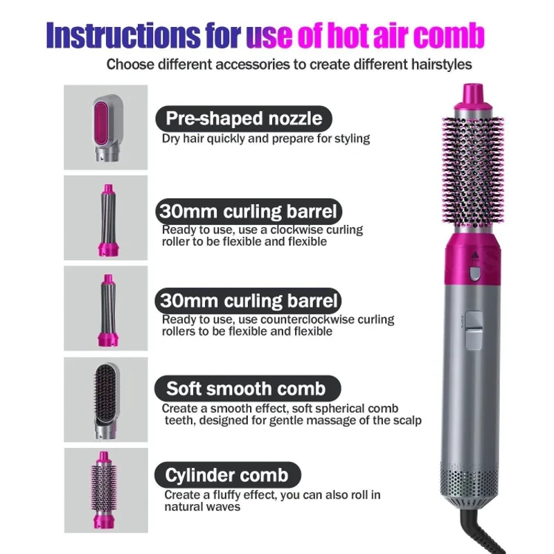 5 in 1 Hot Air Styler - Image 8