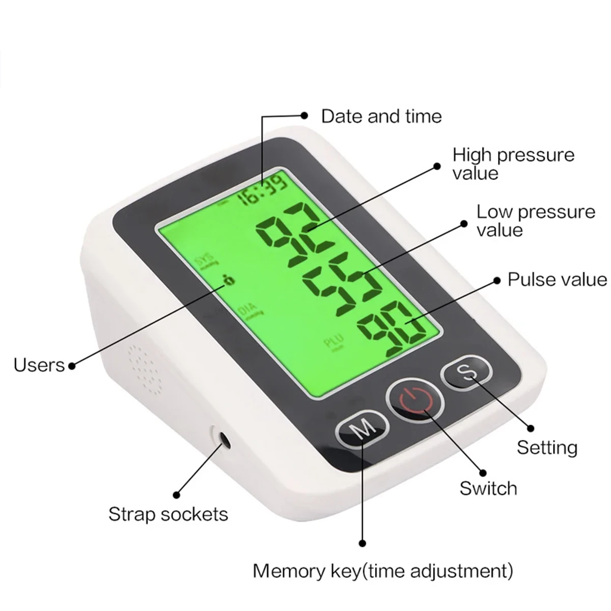 High Quality Digital Blood Pressure Monitor with Voice Function (৪ বছরের ওয়ারেন্টি) - Image 6