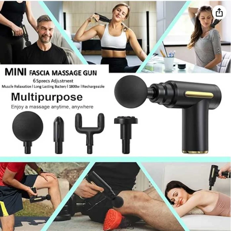 5 in 1 Gun Massager Rechargeable (1 year warranty ) - Image 6