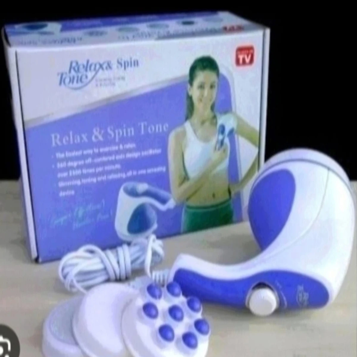 Relax & Spin Tone Hand-held Full Body Massager